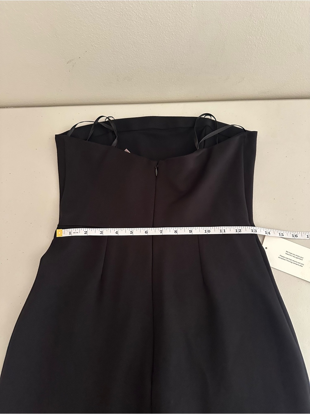 NWT Staud Brooke Beaded Floral Strapless Midi Dress Black Gold M Formal Evening - Picture 9 of 10